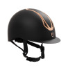 Casque Equestro unisex Azael avec molette arrière avec EN 1384-2023 - Noir / rose gold