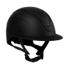 Casque femme Equestro Apocalypse coque mate homologué EN 1384-2023 - Noir / noir