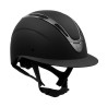 Casque femme Equestro Apocalypse coque mate homologué EN 1384-2023 - Noir / gunmetal
