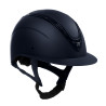 Casque femme Equestro Apocalypse coque mate homologué EN 1384-2023 - Marine / marine brillant