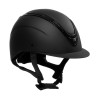 Unisex helm Equestro Apocalypse matte schaal EN 1384-2023 - Zwart / glanzend zwart