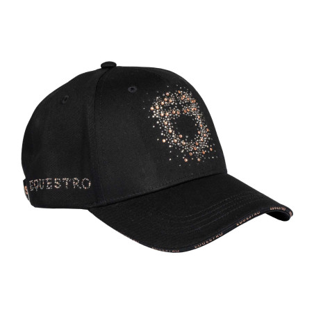 Casquette femme Equestro avec logo strass