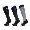 Chaussettes Equestro technical Basic par 3 - Noir blanc / marine blazer blanc / asphalte noir