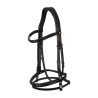 Bridon anatomique Equestro en cuir - Noir