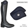 Empiècement pour bottes PRATONI Canter - Cuir marine