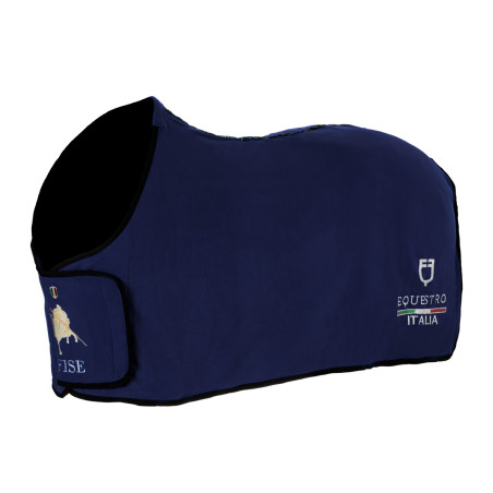 Equestro x FISE fleece deken met voorsluiting