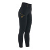 Legging femme Equestro léger coupe slim - Noir