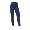 Dameslegging Equestro x FISE full grip slim fit - Marineblazer