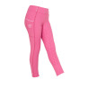 Legging fille Equestro doublé polaire - Rose château