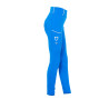 Legging fille Equestro x FISE full grip coupe slim - Bleu de savoie