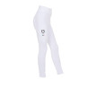 Meisjeslegging Equestro x FISE full grip slim fit coupe - Wit