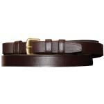 Glad leren teugels 16 mm Chetak