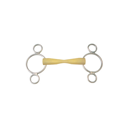 Happy Mouth-gag met 3 ringen, taps toelopende mondstukpen