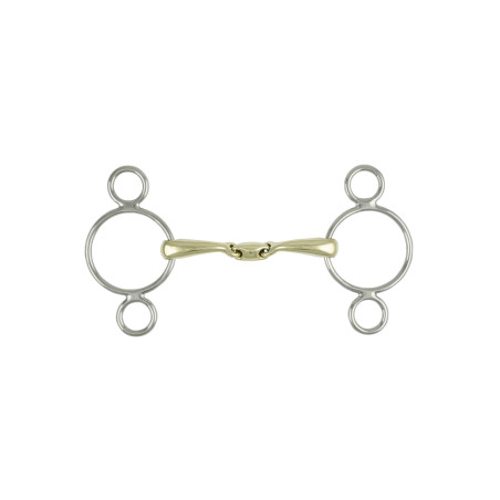 Mors Pessoa inox double brisure Umbria Equitazione