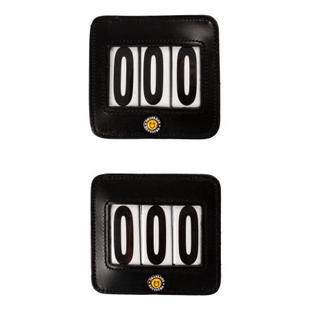 Porte-numéro de concours Equestro 3 chiffres 9×8 cm