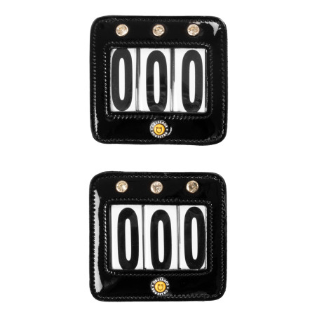 Porte-numéro de concours Equestro avec cristaux