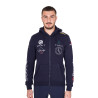 Equestro herenhoodie met meerdere logo’s - Marineblazer