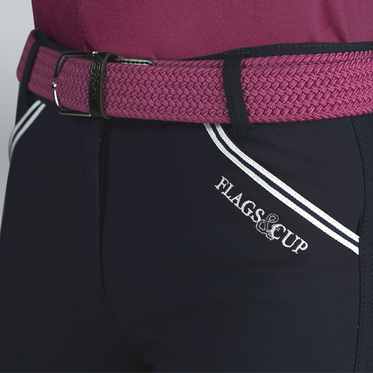 Elastische Riem SONORA Flags & Cup Bleu électrique Elastische Riem SONORA Flags & Cup Bleu électrique
