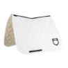 Tapis de dressage Equestro matelassé oignon - Blanc