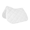 Tapis de Selle d'obstacle Equestro en tissu technique respirant - Blanc / blanc