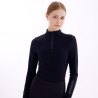 Top Euro-Star Ava femme manches longues - Noir