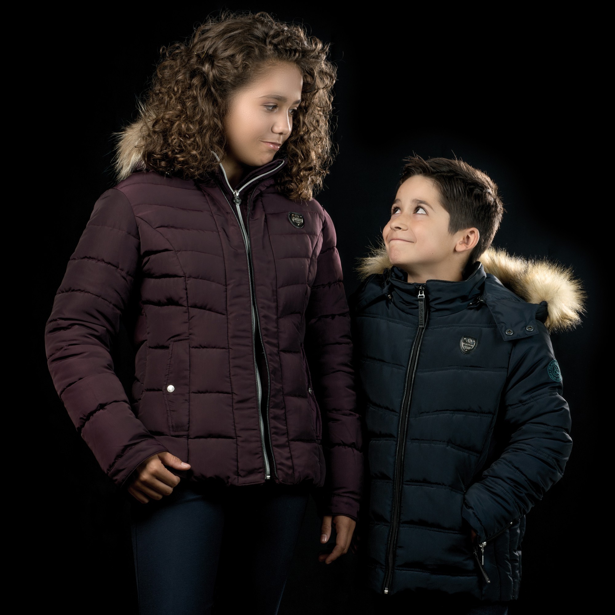 Parka enfant OULU Flags & Cup Bleu marine