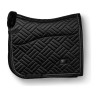 Dressuurdekje Equestrian Stockholm imitatie schapenvacht Crystal - Zwart