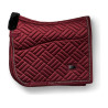 Tapis de dressage Equestrian Stockholm faux mouton Crystal - Bordeaux