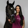 Polo femme MERIDA Flags & Cup - Framboise