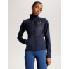 Hybride thermische damesjas Tommy Hilfiger Equestrian - Woestijnlucht