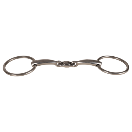 Mors à Anneaux Velari Double Brisure Acier Inoxydable