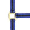Nylon halster met lederen voering Norton - Blauw / zwart