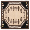 Tapis navajo Westride by Franck Perret Sioux - Marron / beige