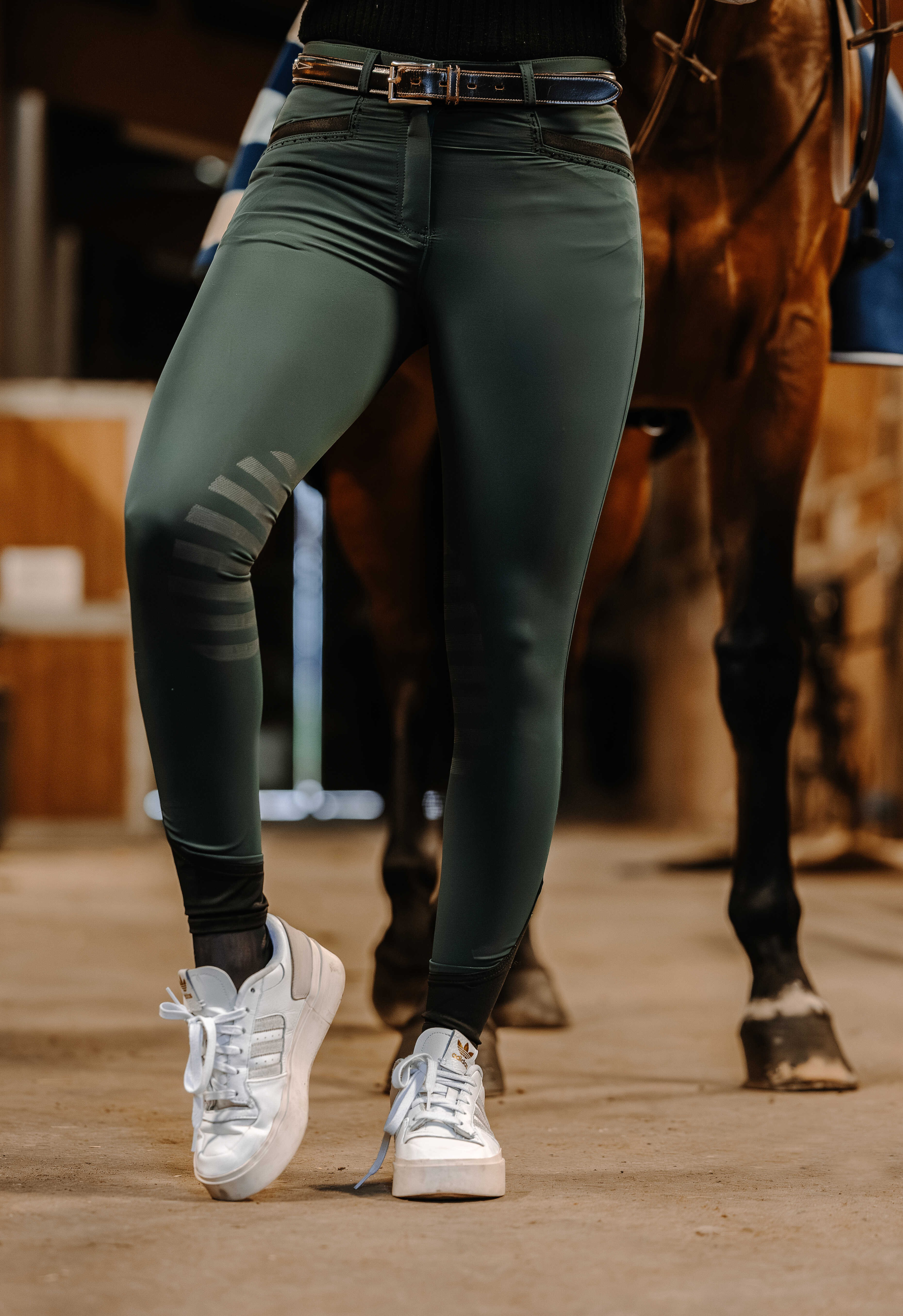 Pantalon Equithème Safir Vert forêt