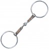 Filet 2 anneaux Mac Genis Privilege Equitation - Inox / cuivre