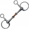 Dubbele Gebroken Baucher Bit Privilege Equitation - Inox / koper