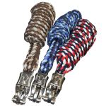 Gevlochten drietalige longeerlijn Canter