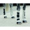 Vliegwerende peesbeschermers Fly turnout Shires - Wit / zwart