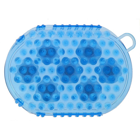 Gant double face étrille et massage