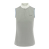 Polo de concours Equit'M sans manches femme - Gris