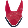 Bonnet chasse-mouches Equithème Polyfun - Framboise / marine
