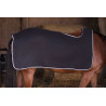 Zadeldeken Riding World fleece - Zwart / grijs