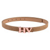 HV Polo Monogram riem - Leer