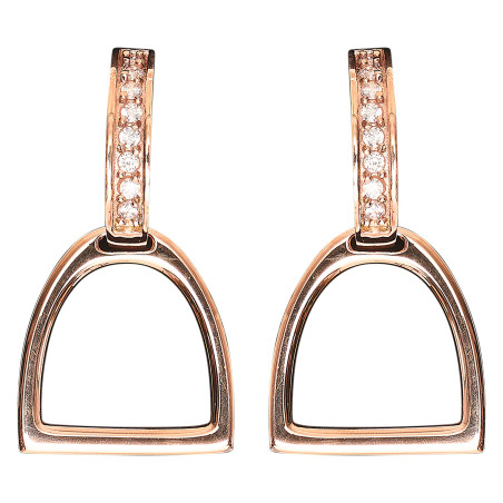 Boucles d'oreilles étrier HV Polo Lotta femme