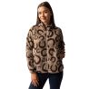 Veste polaire femme Horze Ariana - Imprimé marron