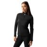 T-shirt d'entraînement manches longues femmes Horze Lilian - Noir