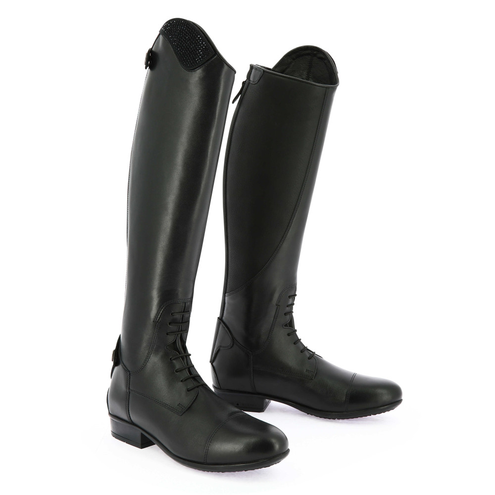 Dublin Albany Veste d'équitation en tweed avec col en daim