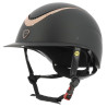 Casque Equithème Wings - Rose gold / noir