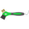 Cure-pieds brosse métal Hippotonic 3 en 1 - Vert