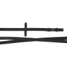 Rênes filet Norton 16 mm - Noir